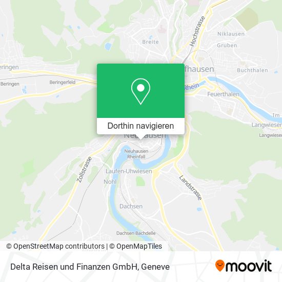 Delta Reisen und Finanzen GmbH Karte