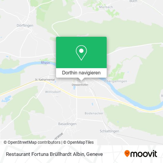 Restaurant Fortuna Brüllhardt Albin Karte
