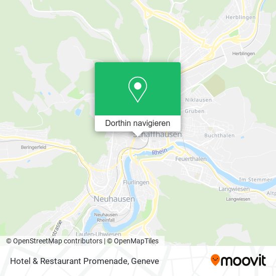 Hotel & Restaurant Promenade Karte