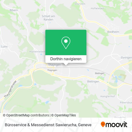 Büroservice & Messedienst Sawierucha Karte