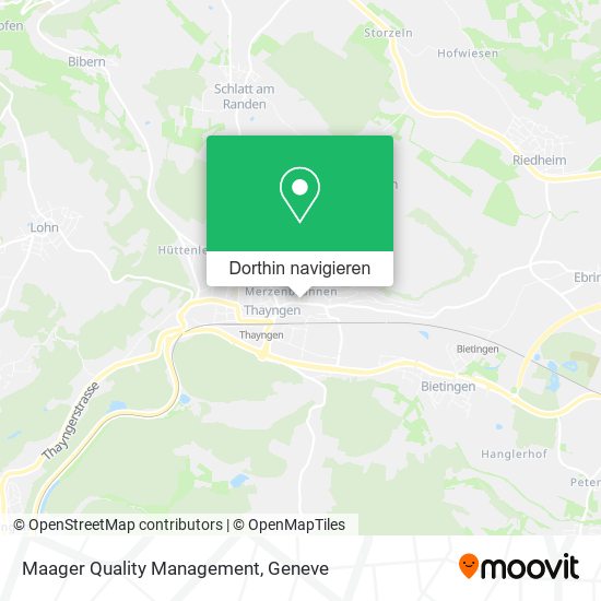 Maager Quality Management Karte