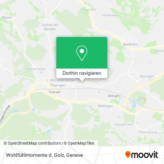 Wohlfühlmomente d. Golz Karte