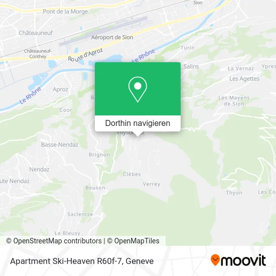 Apartment Ski-Heaven R60f-7 Karte