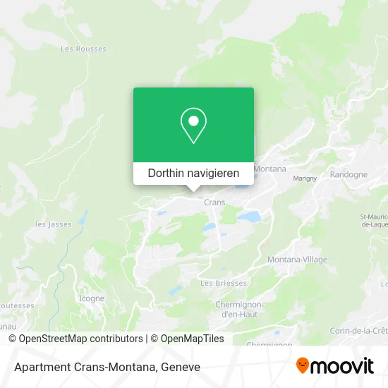 Apartment Crans-Montana Karte