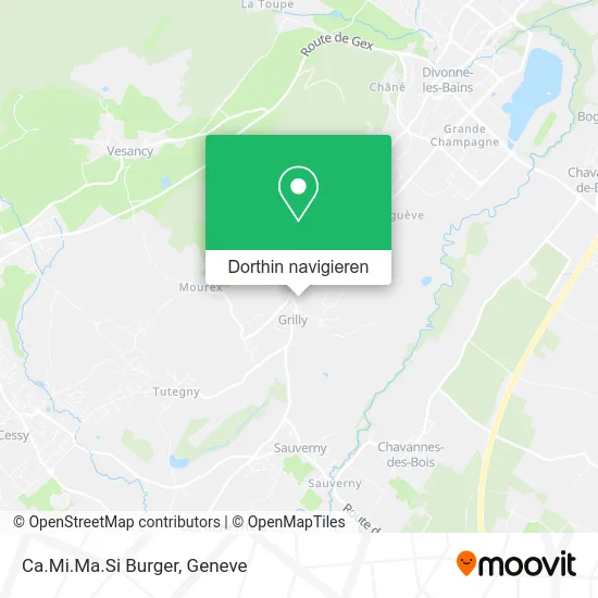 Ca.Mi.Ma.Si Burger Karte