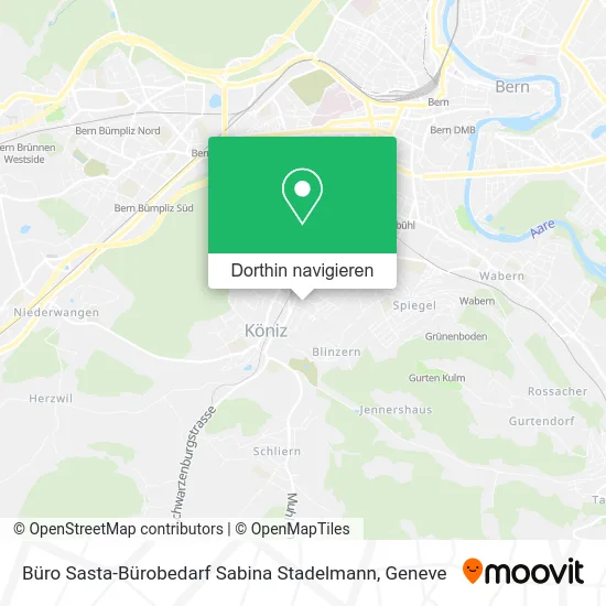 Büro Sasta-Bürobedarf Sabina Stadelmann Karte