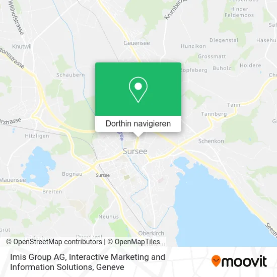 Imis Group AG, Interactive Marketing and Information Solutions Karte