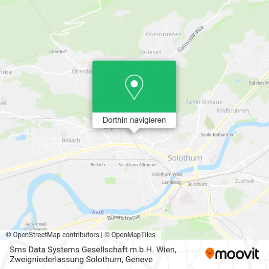 Sms Data Systems Gesellschaft m.b.H. Wien, Zweigniederlassung Solothurn Karte