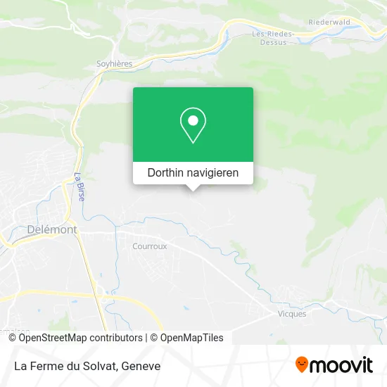 La Ferme du Solvat Karte