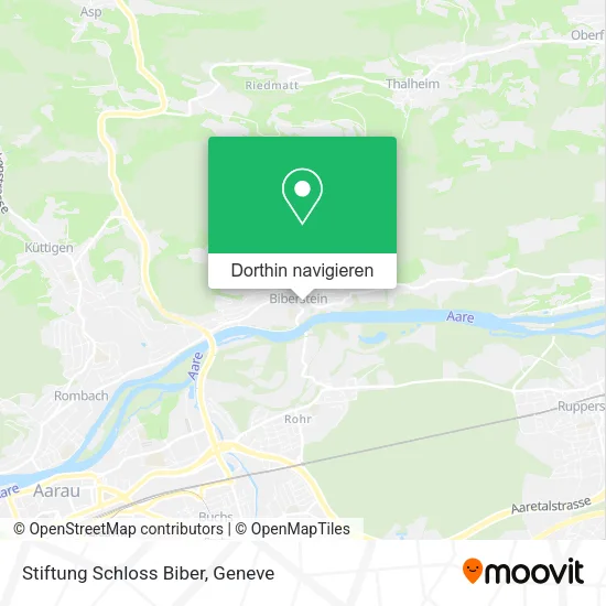 Stiftung Schloss Biber Karte