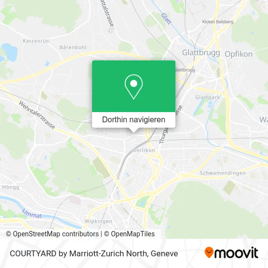 COURTYARD by Marriott-Zurich North Karte