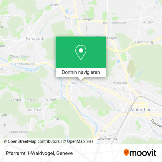 Pfarramt 1-Waldvogel Karte