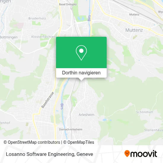 Losanno Software Engineering Karte