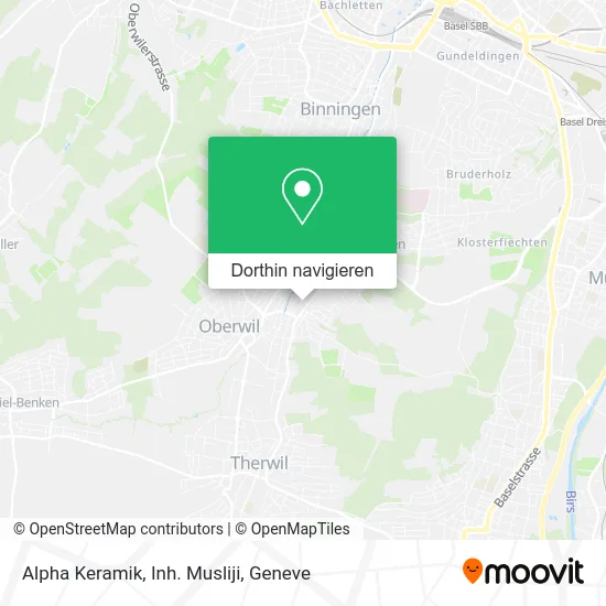 Alpha Keramik, Inh. Musliji Karte