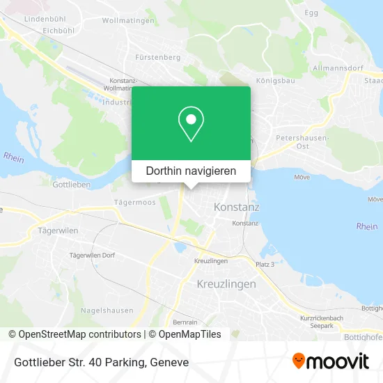 Gottlieber Str. 40 Parking Karte