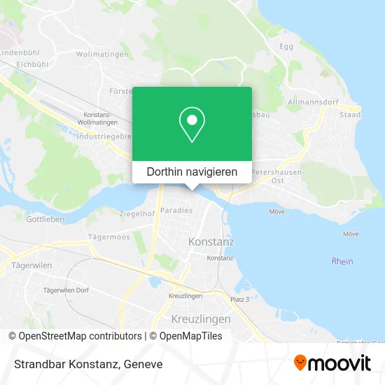 Strandbar Konstanz Karte