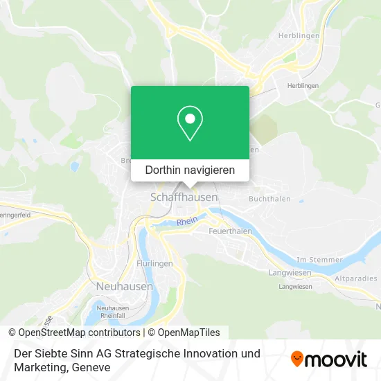 Der Siebte Sinn AG Strategische Innovation und Marketing Karte
