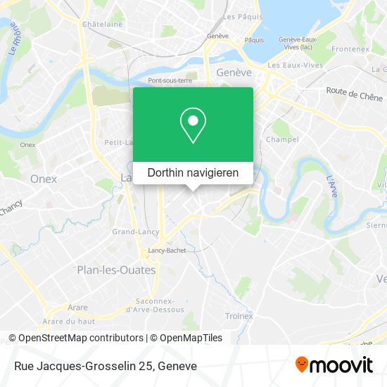 Rue Jacques-Grosselin 25 Karte