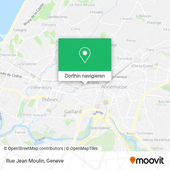 Rue Jean Moulin Karte