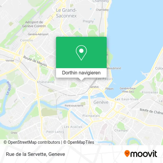 Rue de la Servette Karte