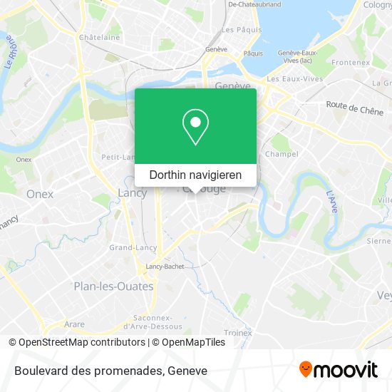 Boulevard des promenades Karte