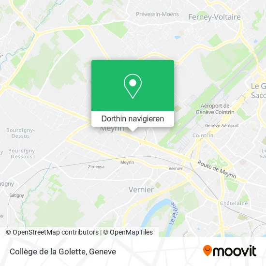 Collège de la Golette Karte