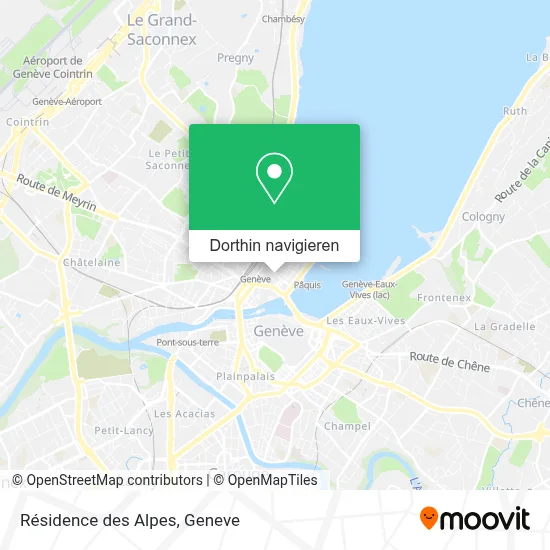 Résidence des Alpes Karte