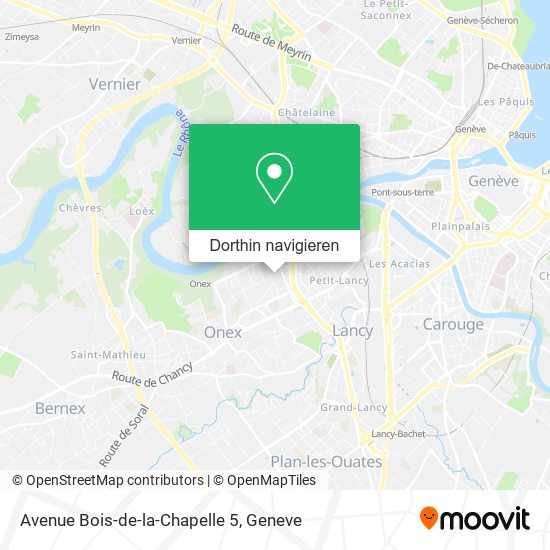 Avenue Bois-de-la-Chapelle 5 Karte