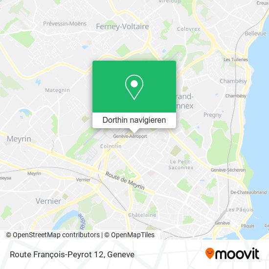Route François-Peyrot 12 Karte