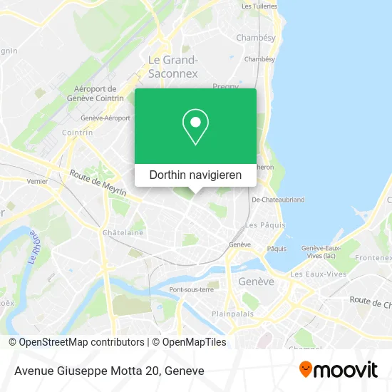 Avenue Giuseppe Motta 20 Karte