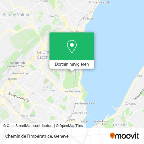Chemin de l'Impératrice Karte