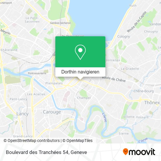 Boulevard des Tranchées 54 Karte