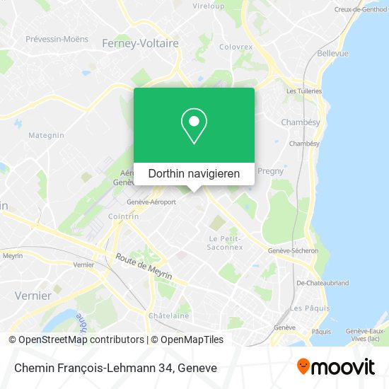 Chemin François-Lehmann 34 Karte