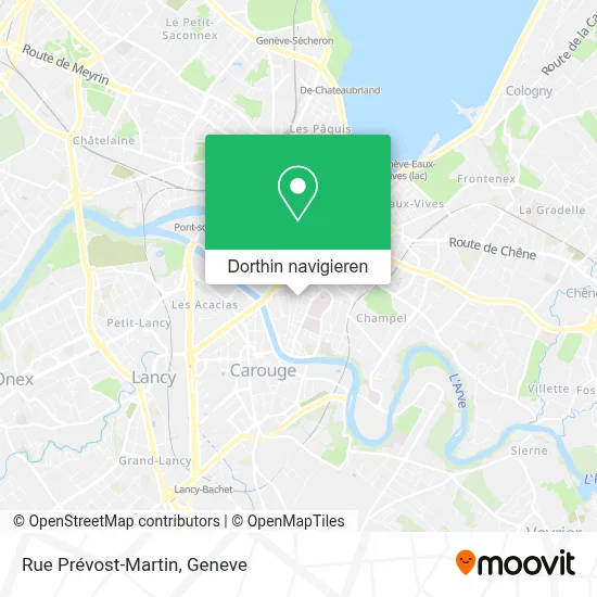 Rue Prévost-Martin Karte