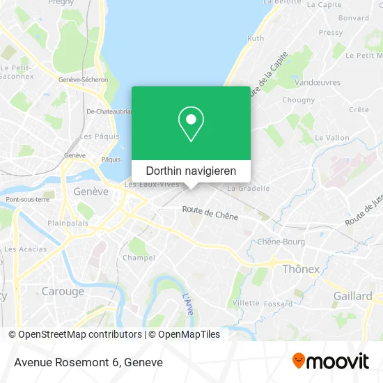 Avenue Rosemont 6 Karte