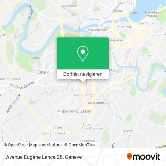 Avenue Eugène Lance 28 Karte