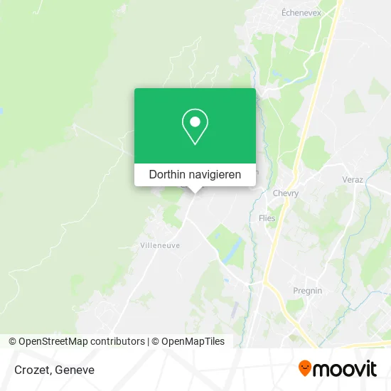 Crozet Karte