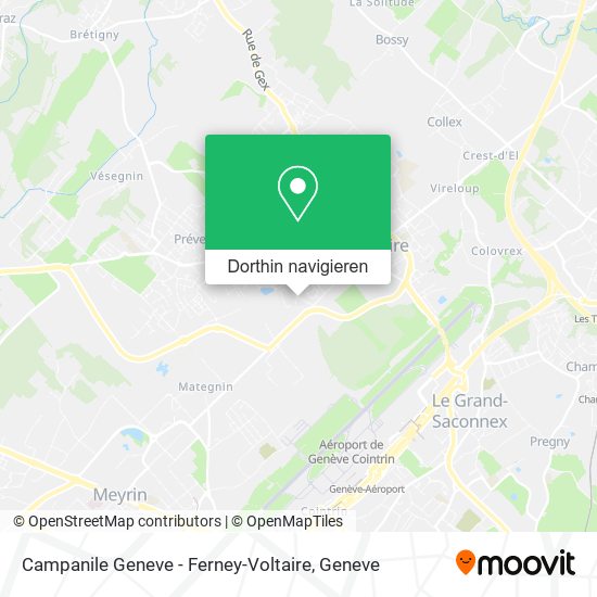 Campanile Geneve - Ferney-Voltaire Karte