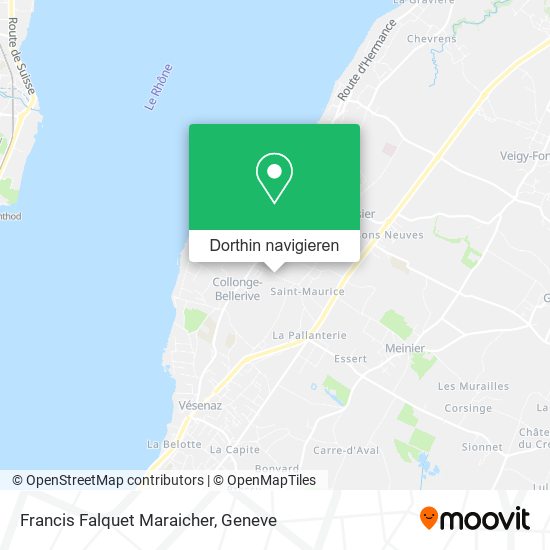 Francis Falquet Maraicher Karte