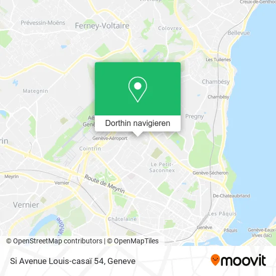 Si Avenue Louis-casaï 54 Karte