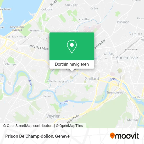 Prison De Champ-dollon Karte