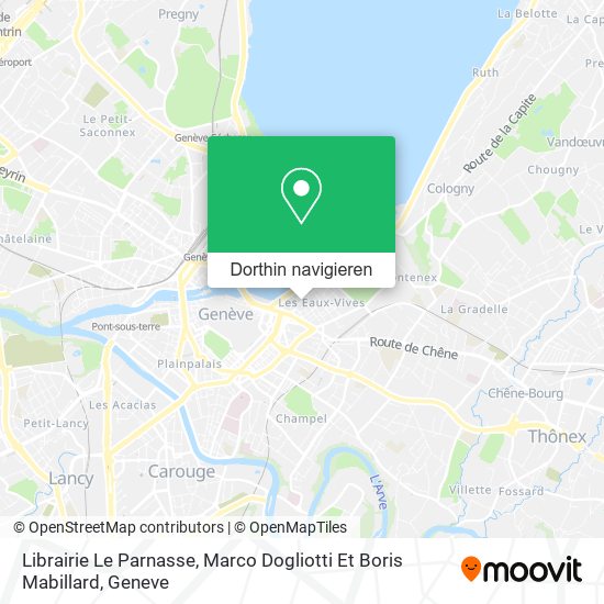 Librairie Le Parnasse, Marco Dogliotti Et Boris Mabillard Karte