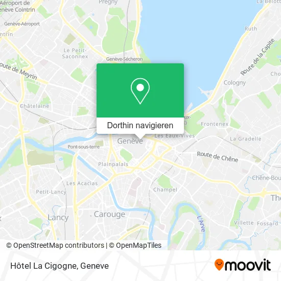 Hôtel La Cigogne Karte