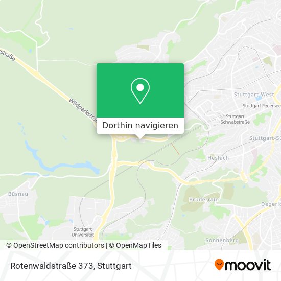 Rotenwaldstraße 373 Karte
