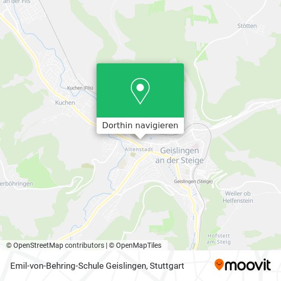 Emil-von-Behring-Schule Geislingen Karte