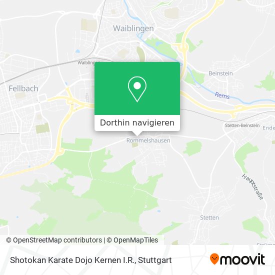 Shotokan Karate Dojo Kernen I.R. Karte