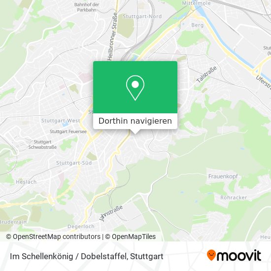 Im Schellenkönig / Dobelstaffel Karte