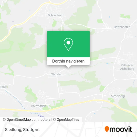 Siedlung Karte