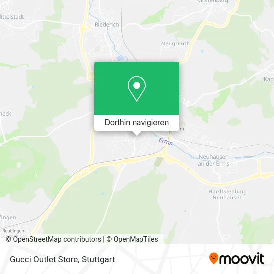 Gucci Outlet Store Karte