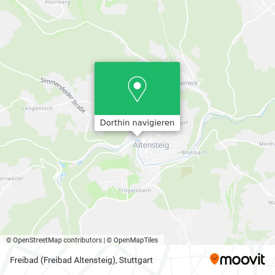 Freibad (Freibad Altensteig) Karte